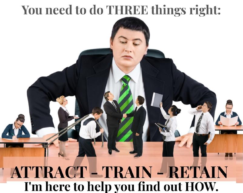 attract employees; train employees; retain employees; Olympia WA